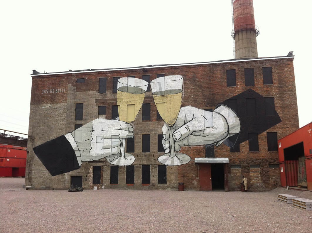 La street art surreale e sovversiva dello spagnolo Escif | Collater.al