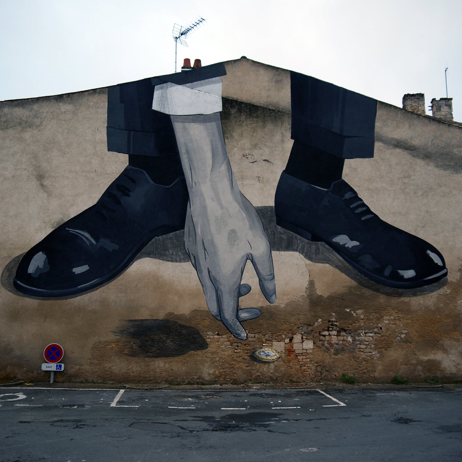 La street art surreale e sovversiva dello spagnolo Escif | Collater.al