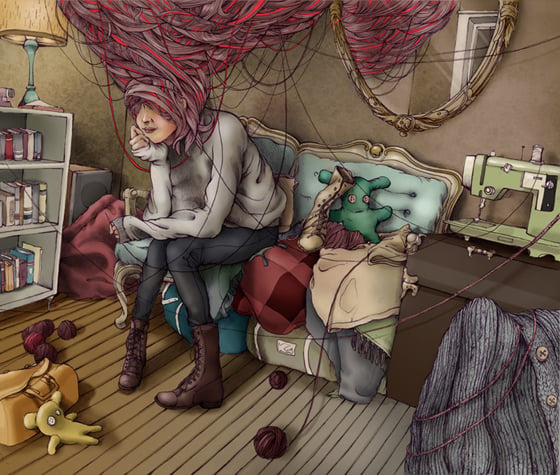 Pat Perry - illustratore americano dallo stile surreale
