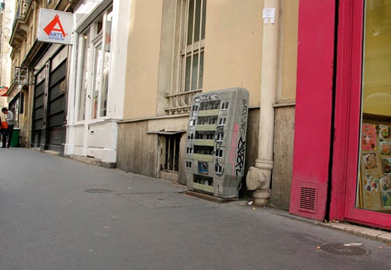 Evol - Street Art - Edifici in miniatura
