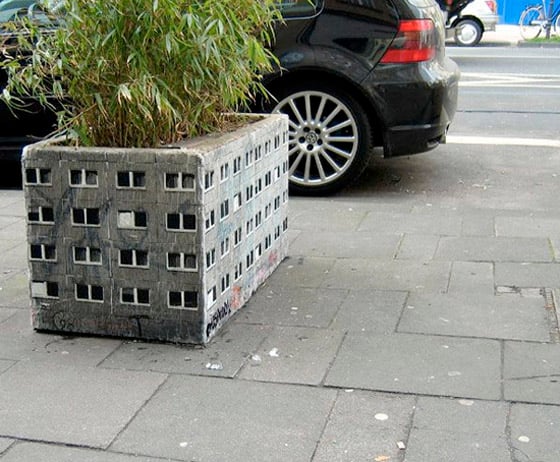 Evol - Street Art - Edifici in miniatura
