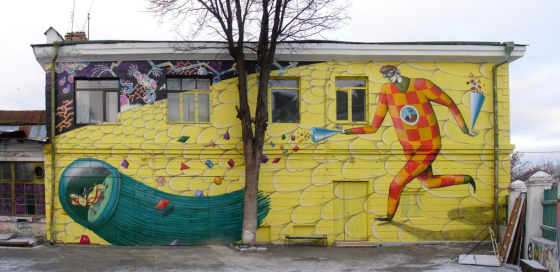 Interesni Kazki - Street Art: Duo di writer ucraini Interesni Kazki - Street Art: Duo di writer ucraini