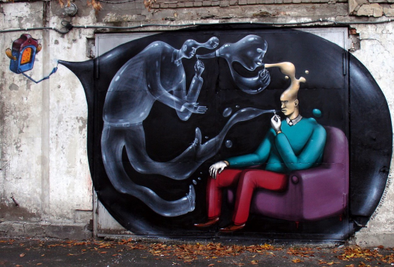 Interesni Kazki - Street Art: Duo di writer ucraini Interesni Kazki - Street Art: Duo di writer ucraini