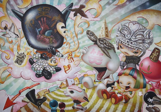 Yosuke Ueno - Pittore Pop-Surrealista giapponese