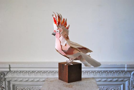 Anna-Wili Highfield - Paper Sculpture - Animali di carta e filo di rame