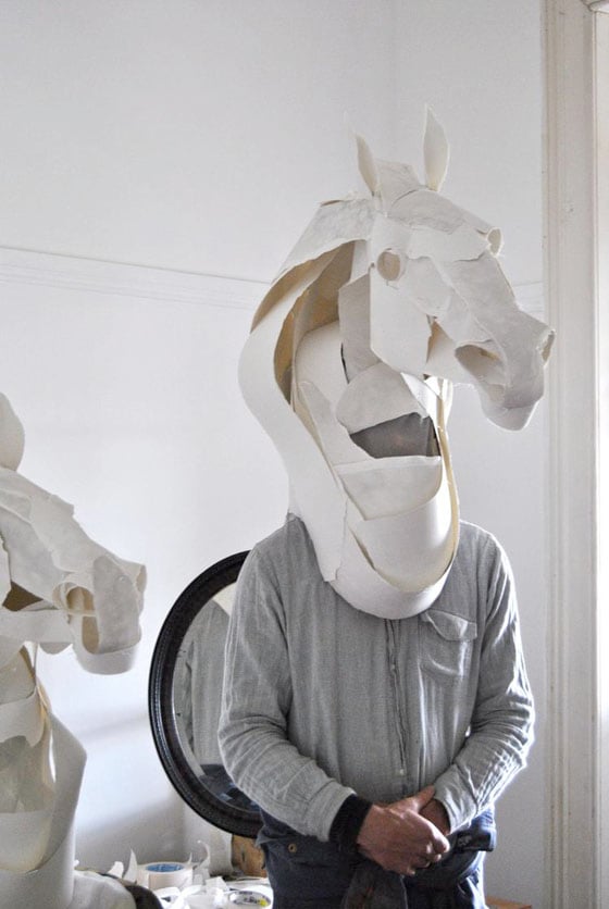 Anna-Wili Highfield - Paper Sculpture - Animali di carta e filo di rame