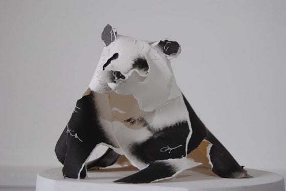 Anna-Wili Highfield - Paper Sculpture - Animali di carta e filo di rame