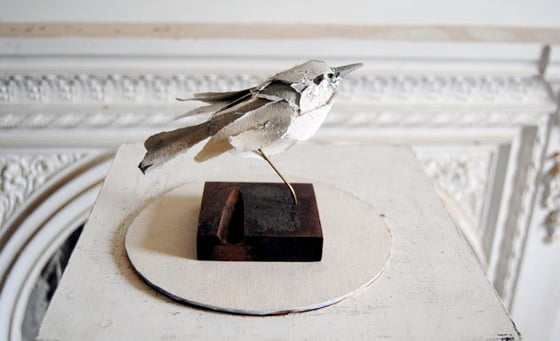 Anna-Wili Highfield - Paper Sculpture - Animali di carta e filo di rame
