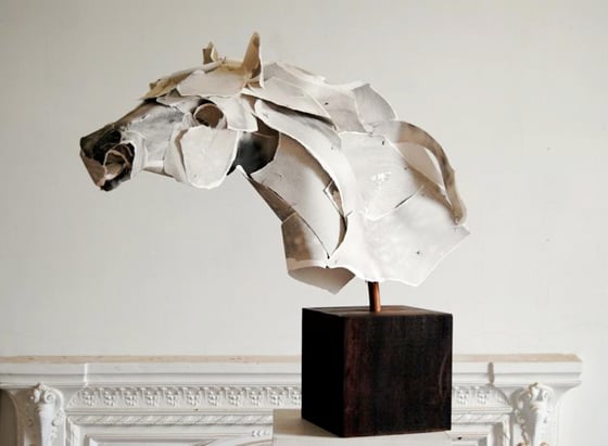 Anna-Wili Highfield - Paper Sculpture - Animali di carta e filo di rame
