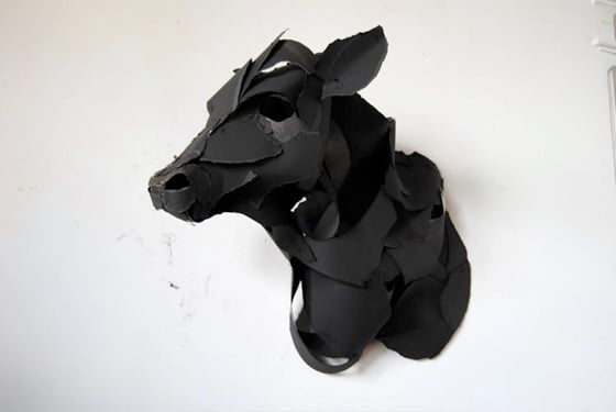 Anna-Wili Highfield - Paper Sculpture - Animali di carta e filo di rame