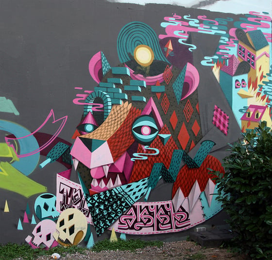 Low Bros - Qbrk e Nerd - Team tedesco di urban art