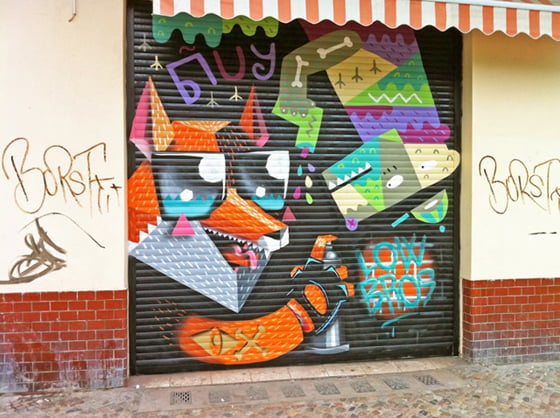 Low Bros - Qbrk e Nerd - Team tedesco di urban art
