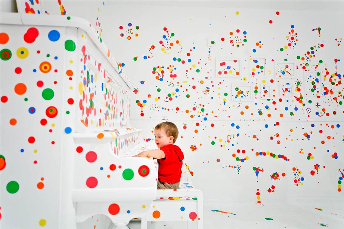 The Obliteration Room di Yayoi Kusama