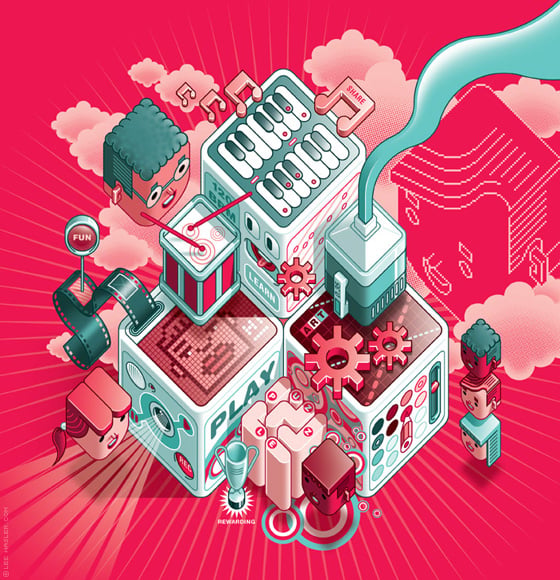 Lee Hasler - Isometric illustrations