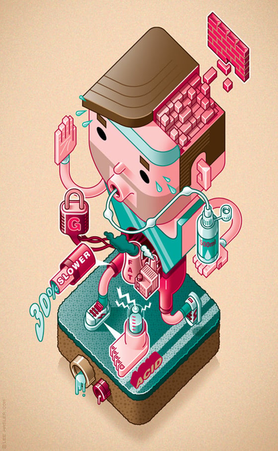 Lee Hasler - Isometric illustrations