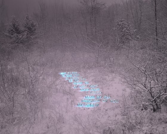 Aporia - Lee Jung - Neon text installations Aporia - Lee Jung - Neon text installations