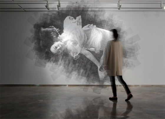 Seung Mo Park - Wire Mesh Portraits