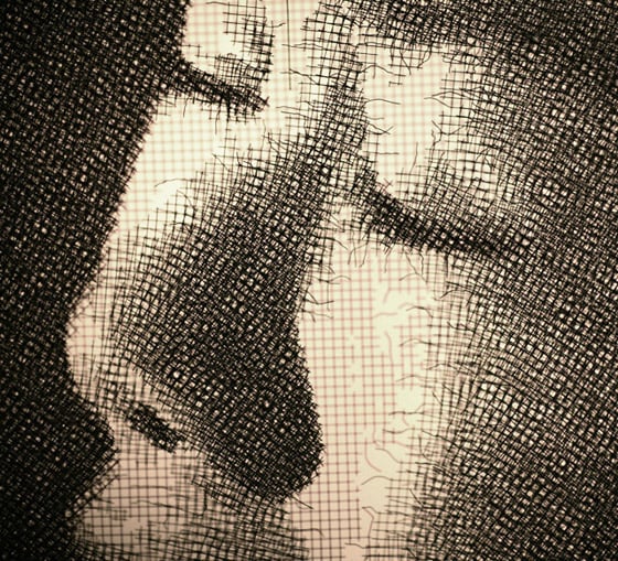 Seung Mo Park - Wire Mesh Portraits
