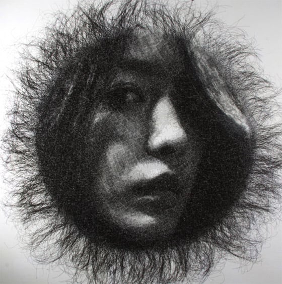 Seung Mo Park - Wire Mesh Portraits
