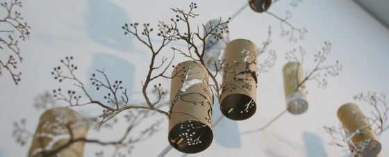 Yuken Teruya - Paper Art - Oggetti di carta trasformati in paessaggi naturali.