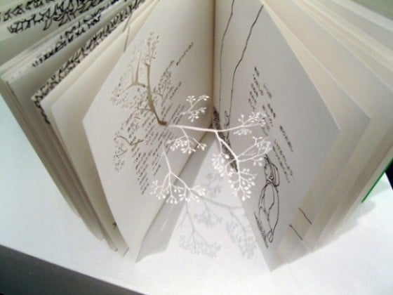 Yuken Teruya - Paper Art - Oggetti di carta trasformati in paessaggi naturali.