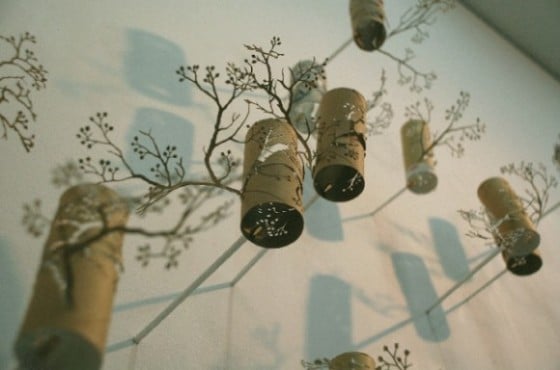 Yuken Teruya - Paper Art - Oggetti di carta trasformati in paessaggi naturali.