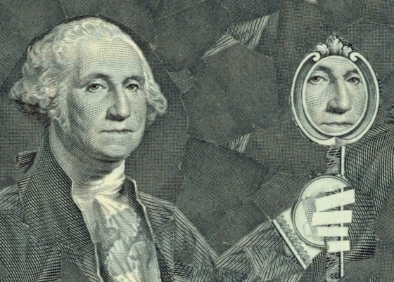 Mark Wagner - Collage realizzati con banconote da un dollaro