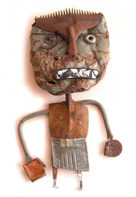 Sam Hundley - Oggetti comuni trasformati in sculture e ritratti di personaggi famosi