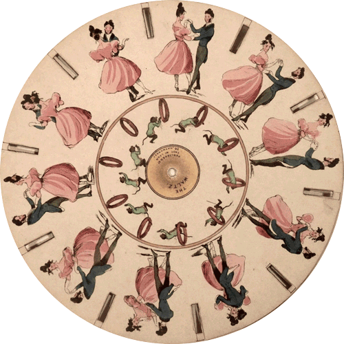Antiche illustrazioni per illusioni ottiche riprendono vita in GIF