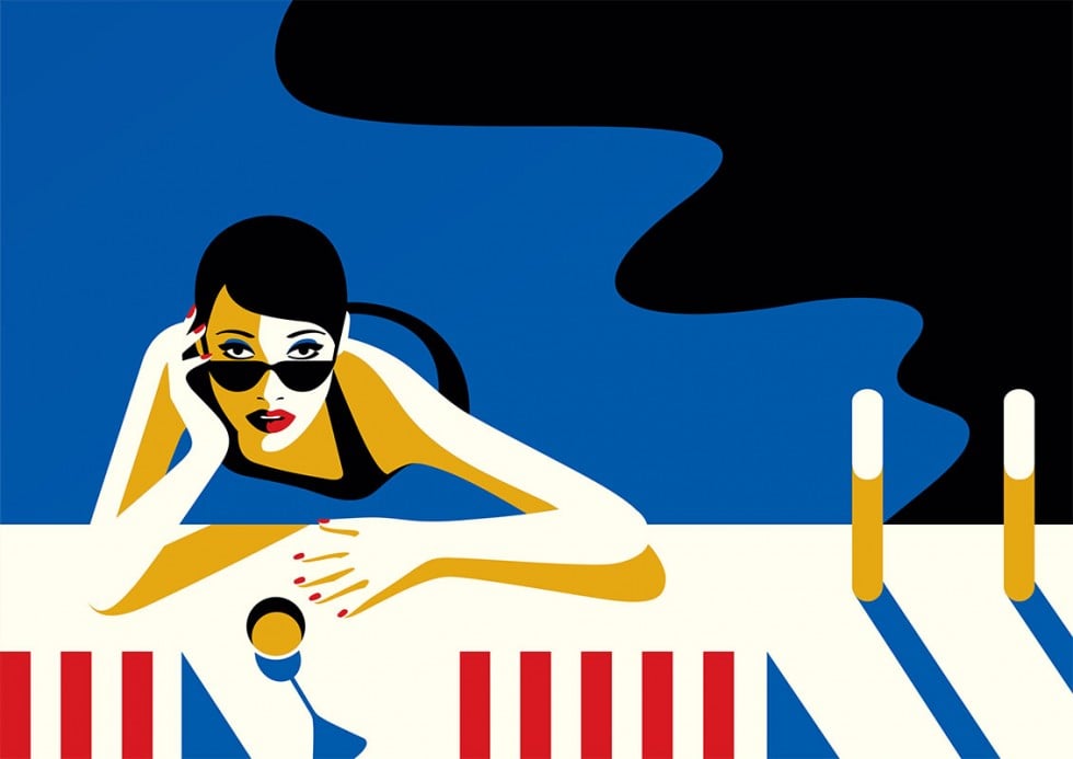 Le illustrazioni glamour e minimali di Malika Favre | Collater.al