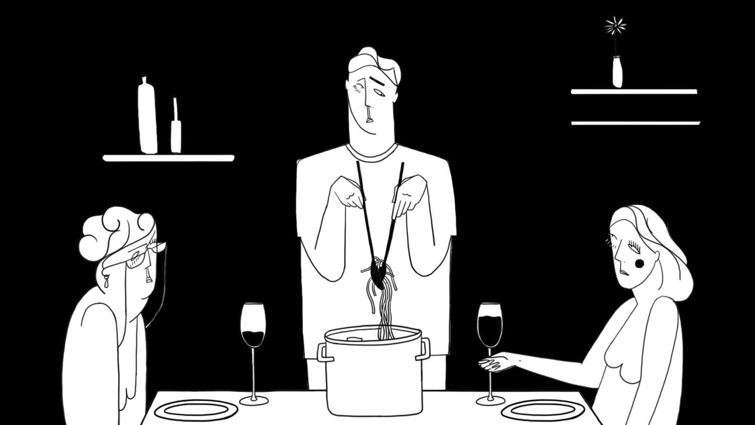 Short video for Breakfast – Night Thoughts | Collater.al 1