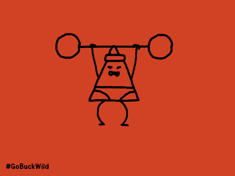 Le GIF di Tom Deslongchamp per #snackBuckWild | Collater.al