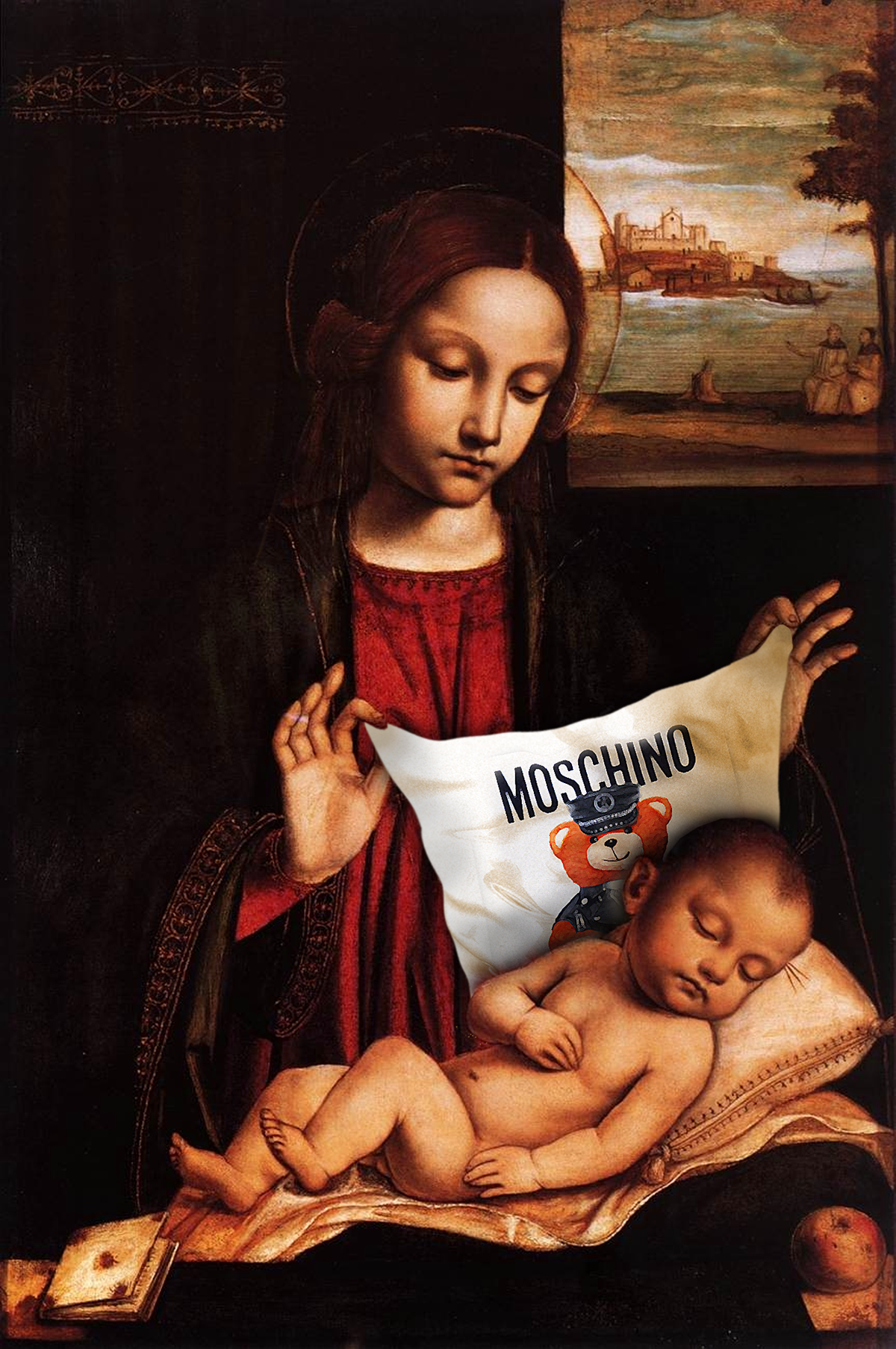 I collage di Nicholas Mottola Jacobsen che mixano moda e opere pittoriche | Collater.al 8