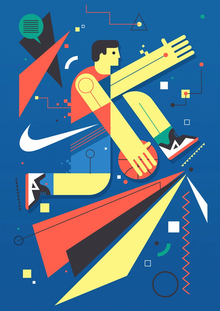 Il murales di Neil Stevens per Nike a Barcellona | Collater.al 3