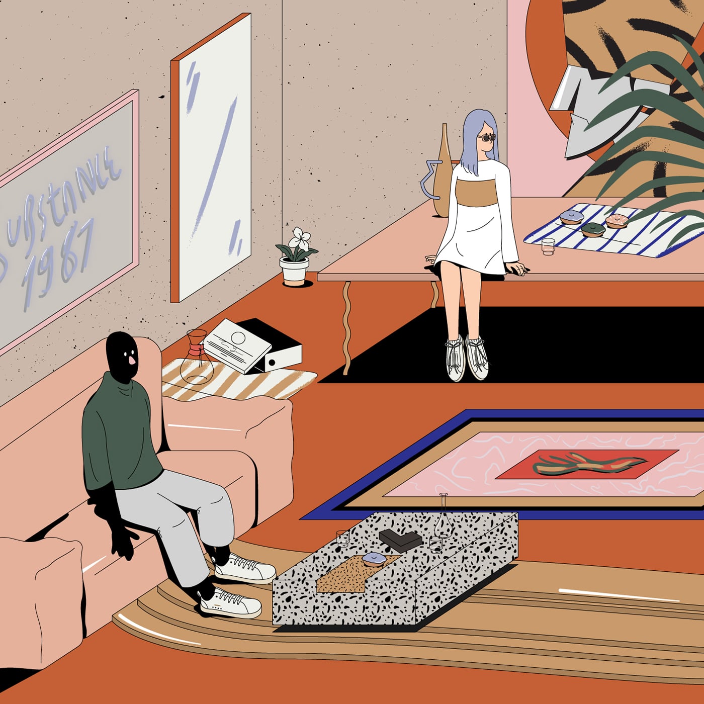 Le illustrazioni pop di di Tanawat Sakdawisarak | Collater.al 14
