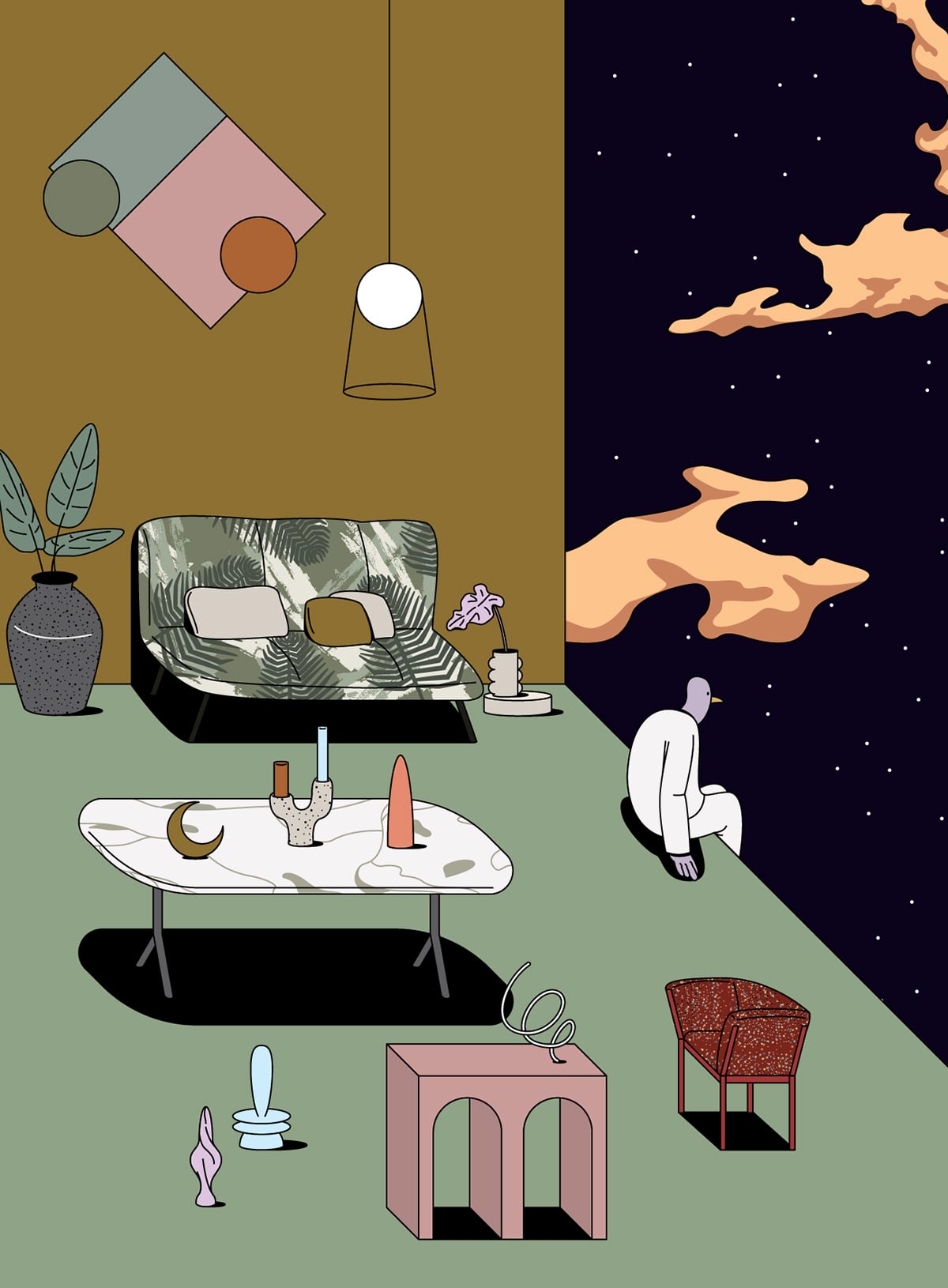 Le illustrazioni pop di di Tanawat Sakdawisarak | Collater.al 2