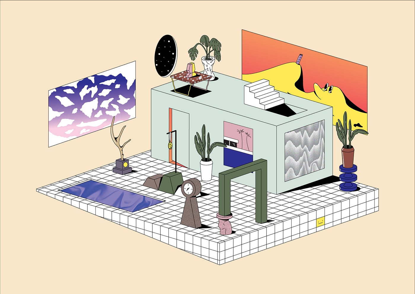 Le illustrazioni pop di di Tanawat Sakdawisarak | Collater.al 9