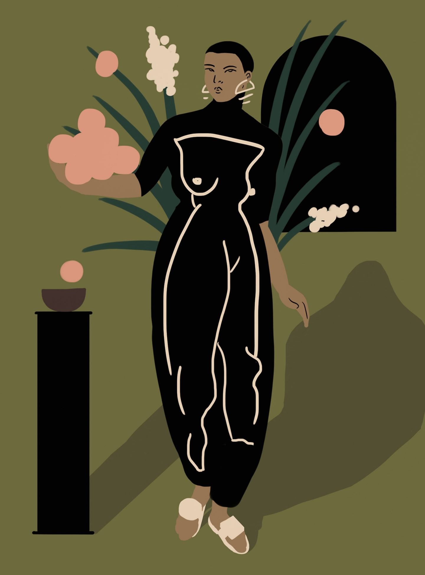 L’esplorazione della forma femminile dell’illustratrice Daiana Ruiz | Collater.al 11