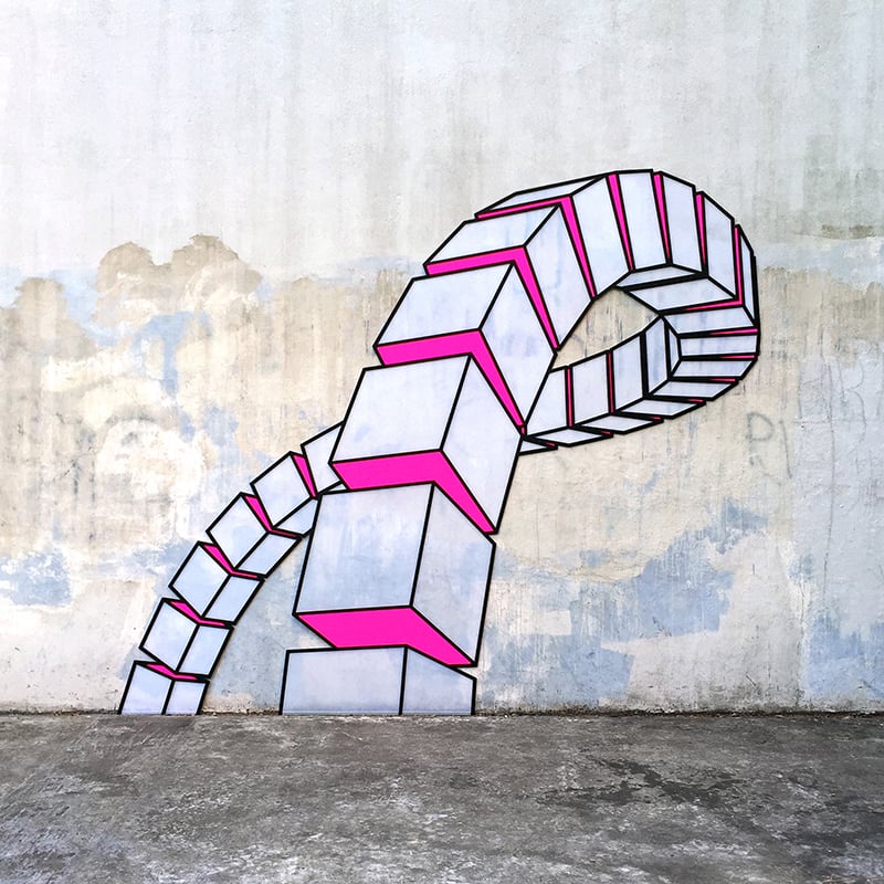 Aakash Nihalani in mostra con Tilt alla Wunderkammern di Milano | Collater.al