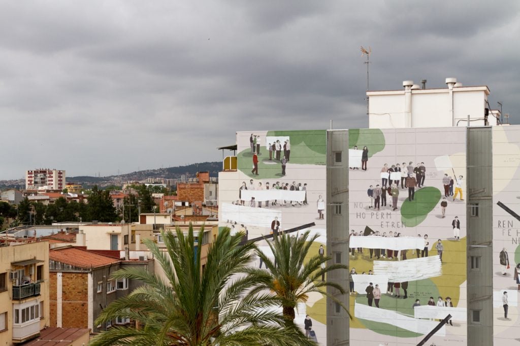 La Plaza es Nuestra, il nuovo murale di Escif | Collater.al