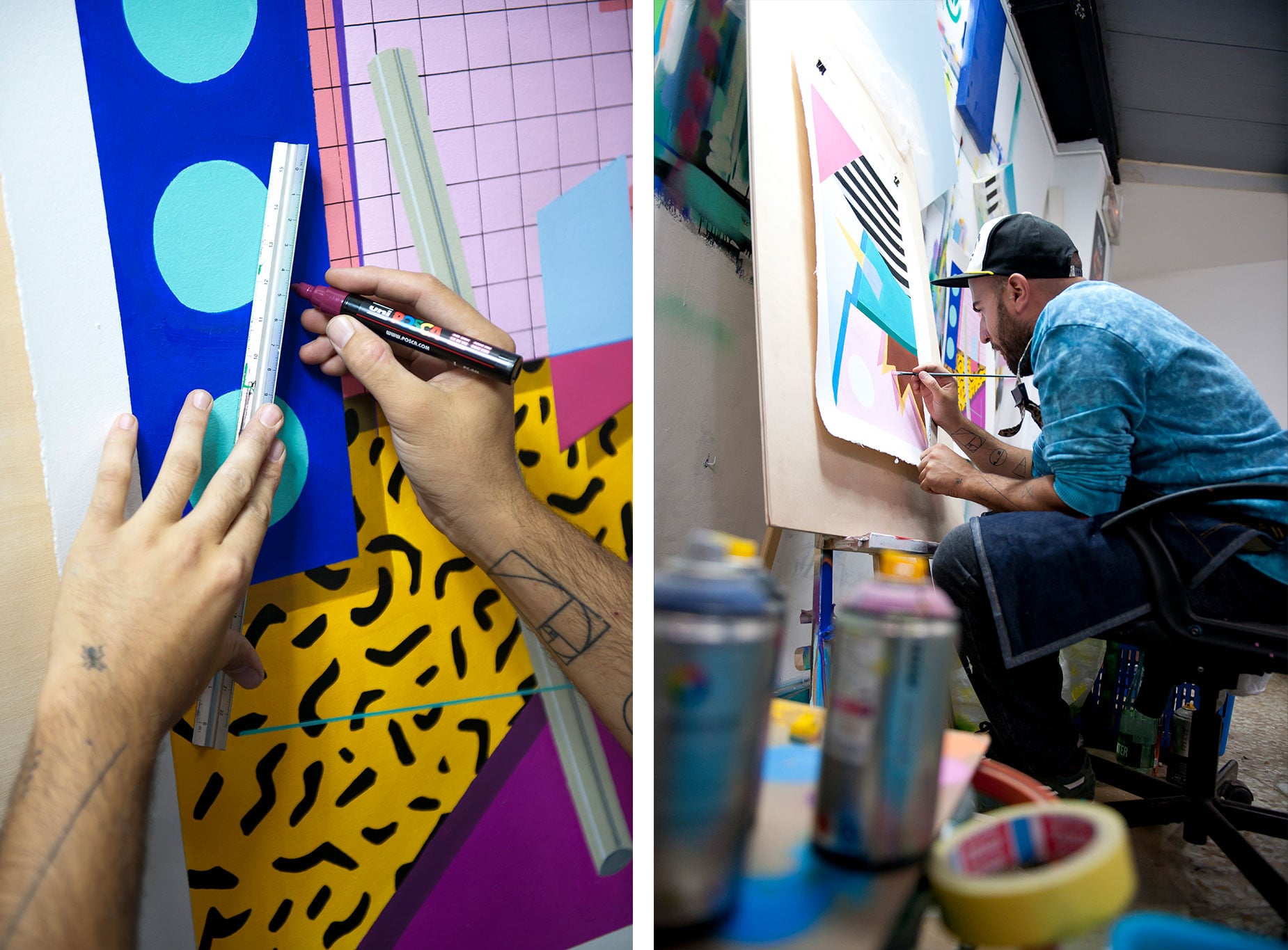 Memphis e Tropicalismo nella street art, intervista ad Antonyo Marest | Collater.al 7
