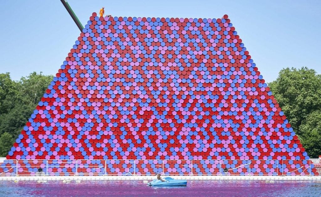 The London Mastaba la nuova opera di Christo a Londra | Collater.al 