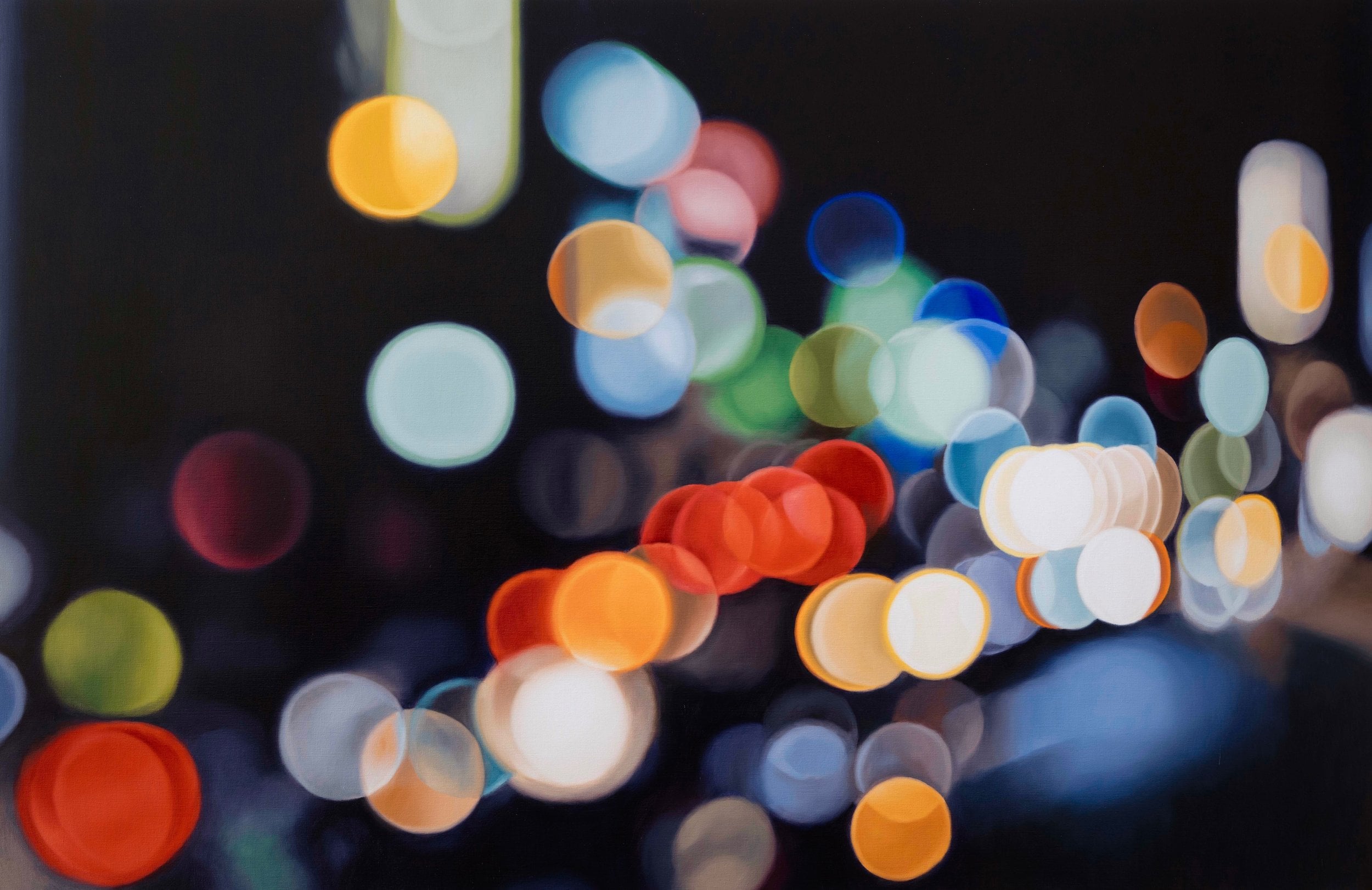 Night Philip Barlow affascina con i suoi dipinti sfuocati | Collater.al
