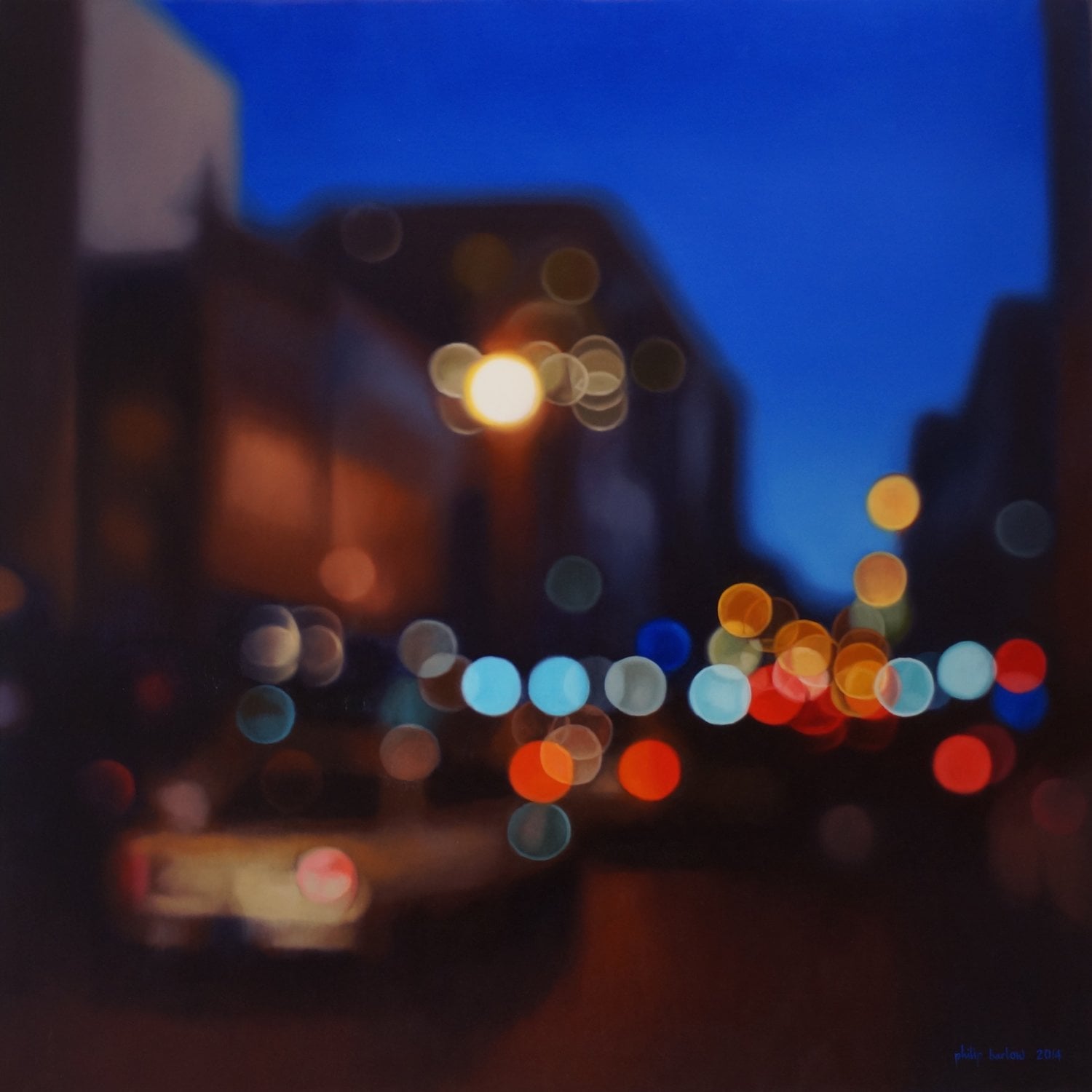 Night Philip Barlow affascina con i suoi dipinti sfuocati | Collater.al