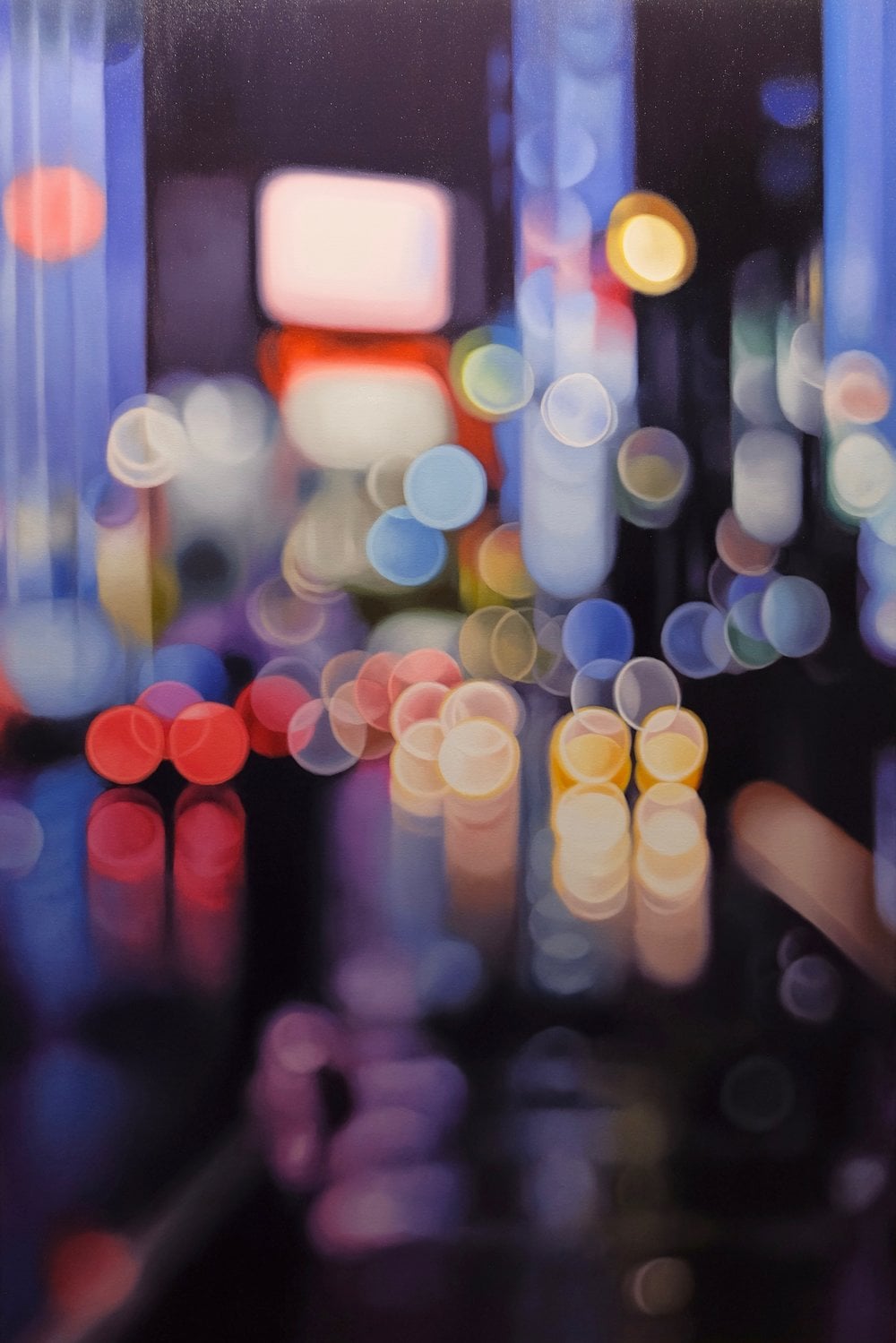 Night Philip Barlow affascina con i suoi dipinti sfuocati | Collater.al
