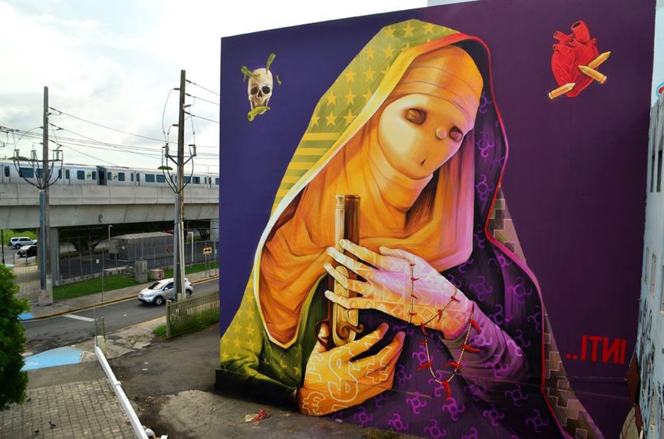 Colori caldi come il sole: il fascino latino dei murales di INTI | Collater.al