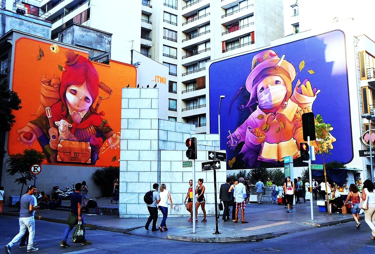 Colori caldi come il sole: il fascino latino dei murales di INTI | Collater.al