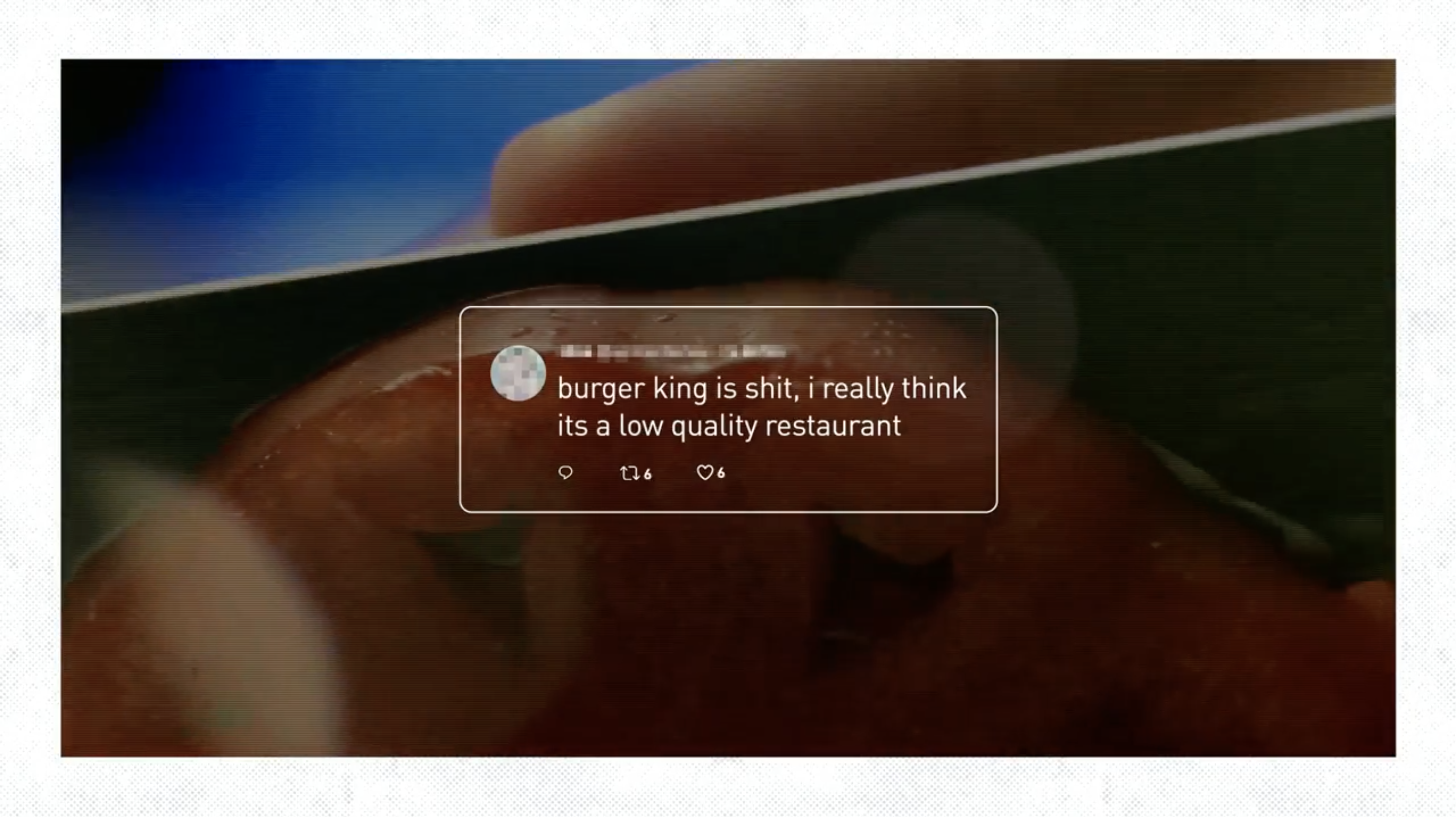 Burger King opinion x prejudice | Collater.al