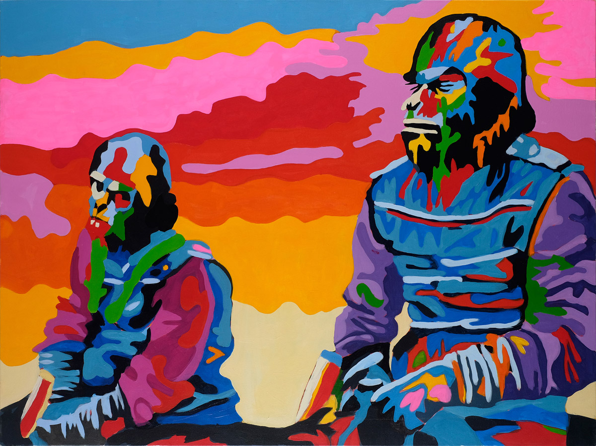 I quadri pop art coloratissimi di Jean Paul Langlois | Collater.al