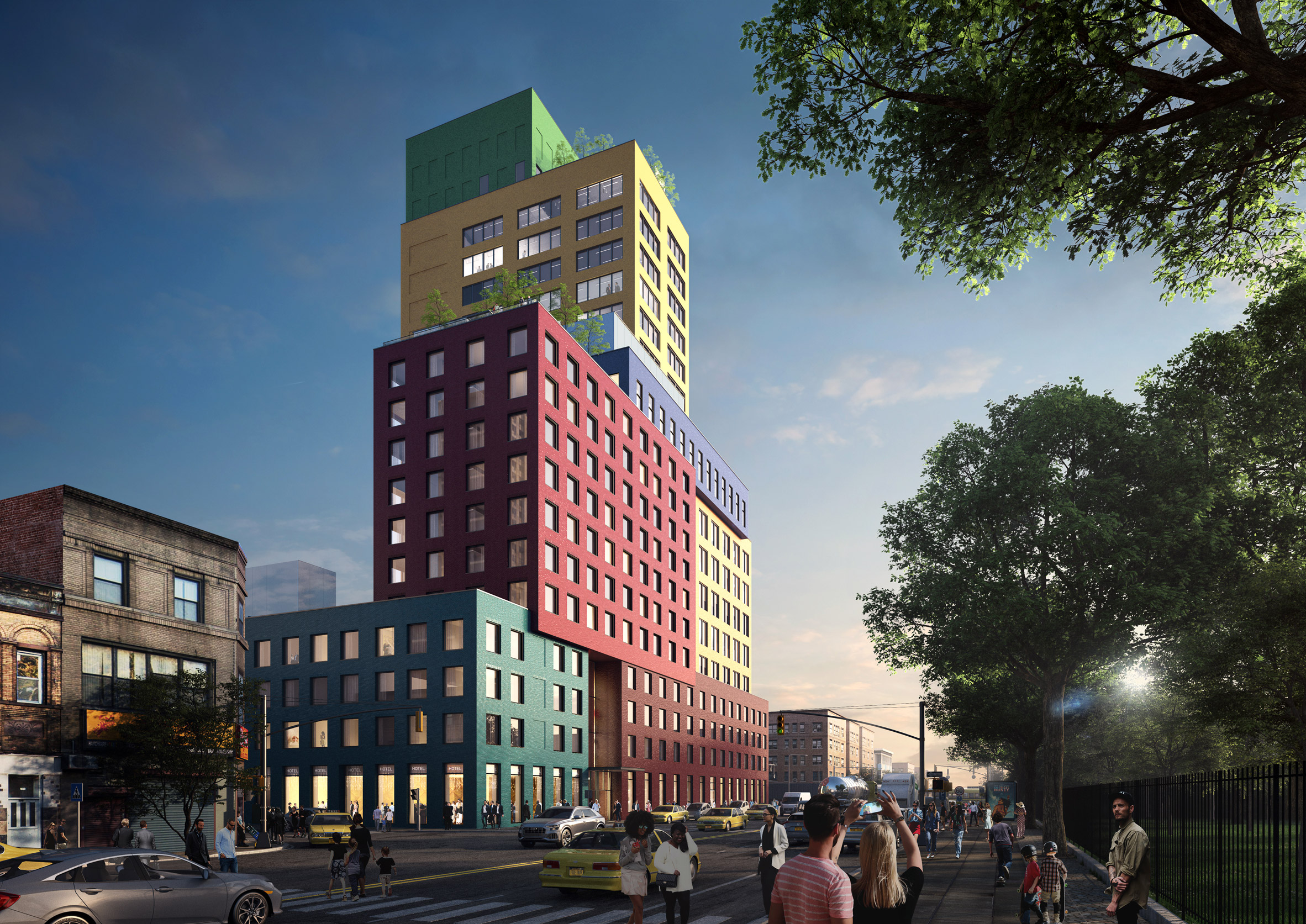 Il Radio Tower & Hotel di MVRDV che somiglia a un LEGO | Collater.al